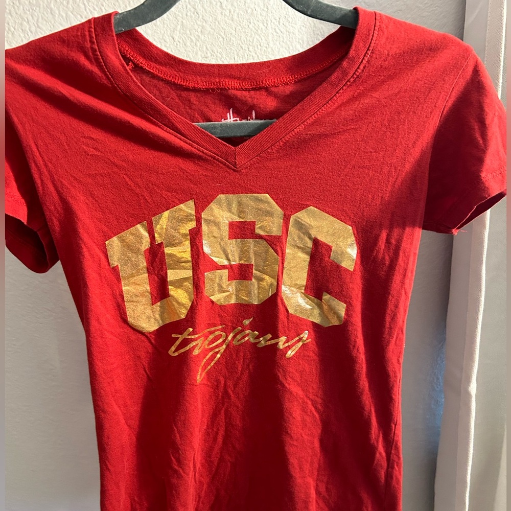 USC Trojans Foil Shirt Size L